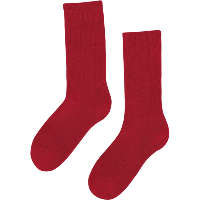 Colorful Standard | Active Rib Sock | Scarlett Red