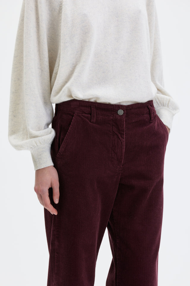 MASKA | LAIL Corduroy Trouser | Grape