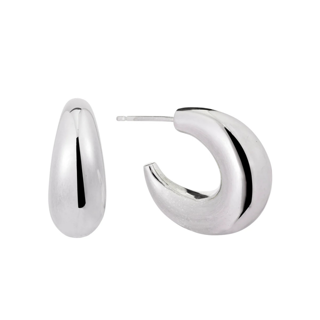 Natasha Sherling | Power Hoop Earing | Silver