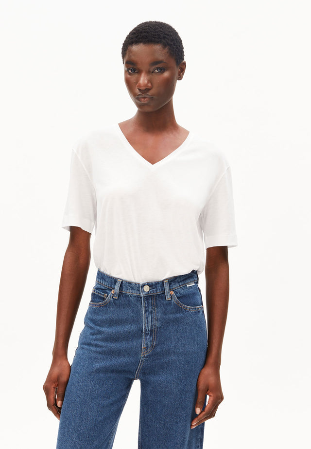 Armedangels | V-NECK T-SHIRT | White