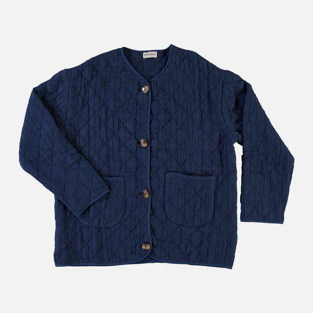 Poudre Organic | MILLET Quilted Layer | Dark Denim