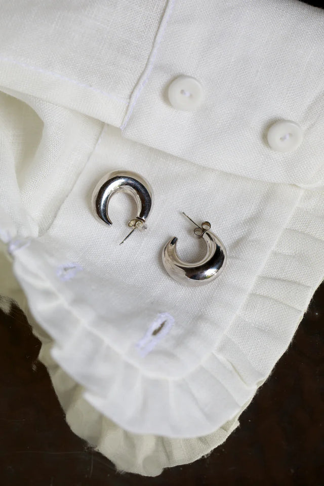 Natasha Sherling | Power Hoop Earing | Silver