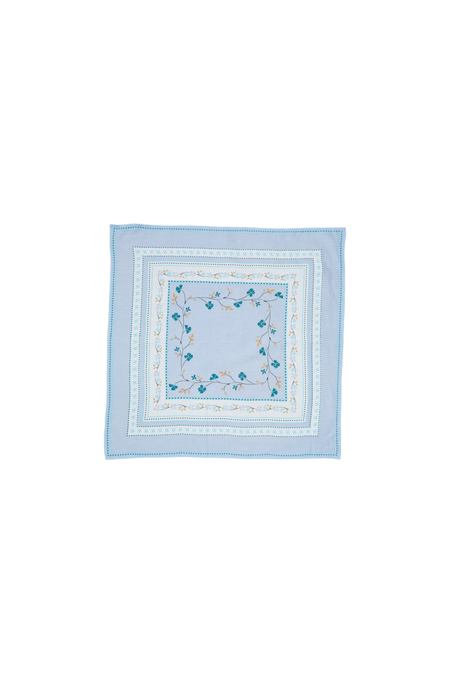 Skall | Floral Scarf | Aqua