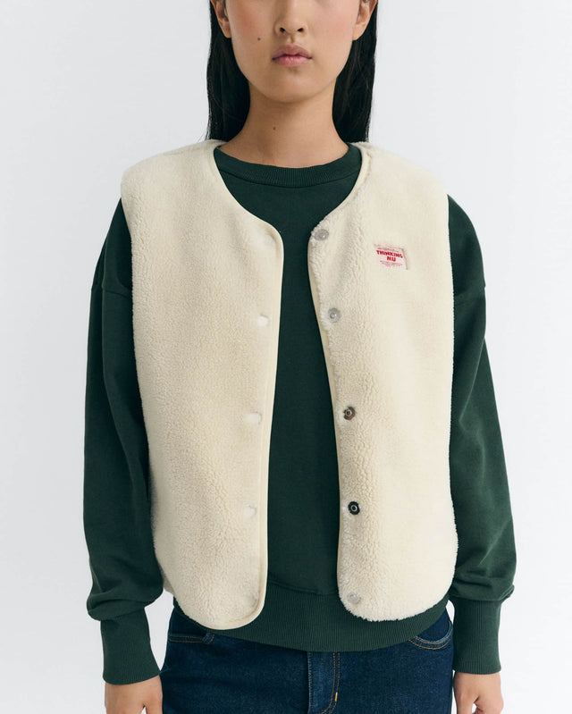 Thinking Mu | JAY Vest | Ivory