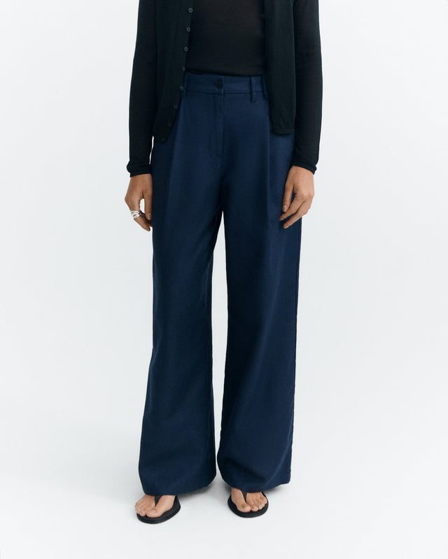 Thinking Mu | Hemp MOLLY Pant | Navy