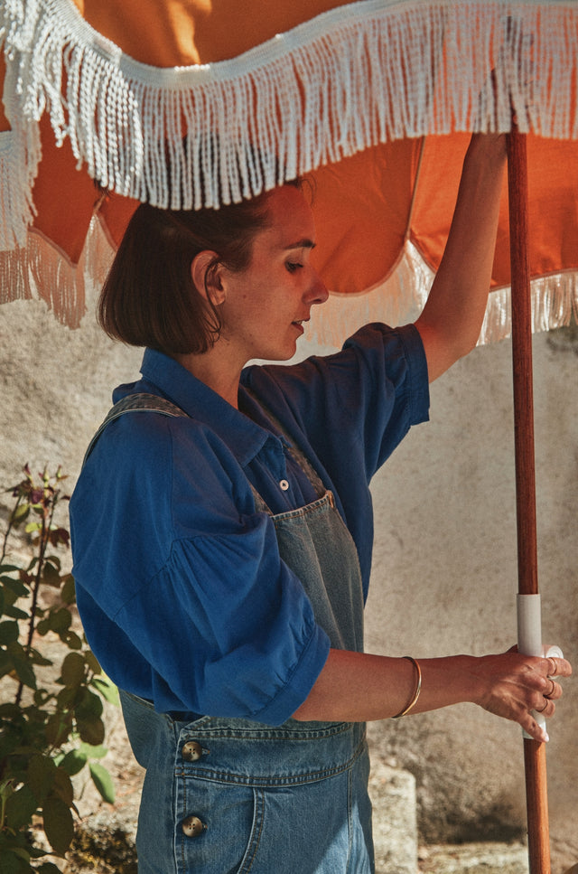 Poudre Organic | Neotine Blouse | Dazzling Blue