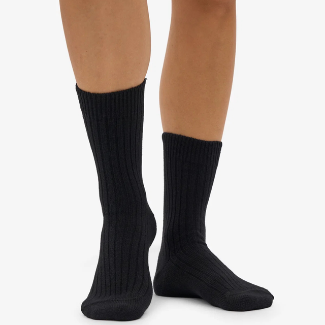 Colorful Standard | Recycled Merino Wool Sock | Deep Black