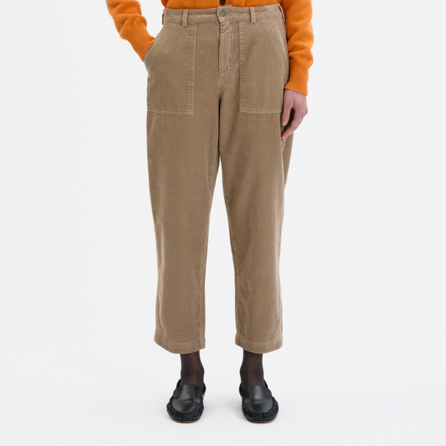 MASKA | RUTH Barrel Leg Corduroy Trouser