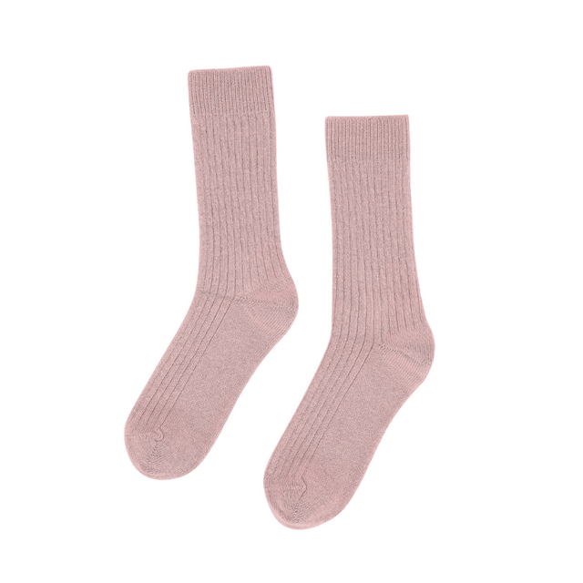 Colorful Standard | Active Rib Sock | Faded Pink