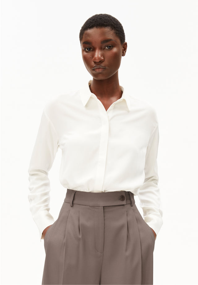 Armedangels | LARISAANA Long Sleeve Blouse | Off White