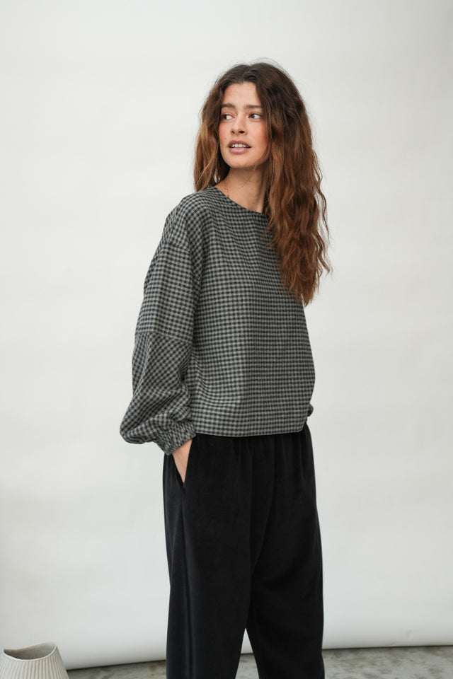 Beaumont Organic | HAZEL CAY Blouse | Gingham