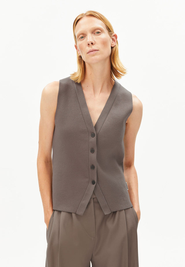 Armedangels | KNIT VEST | Walnut