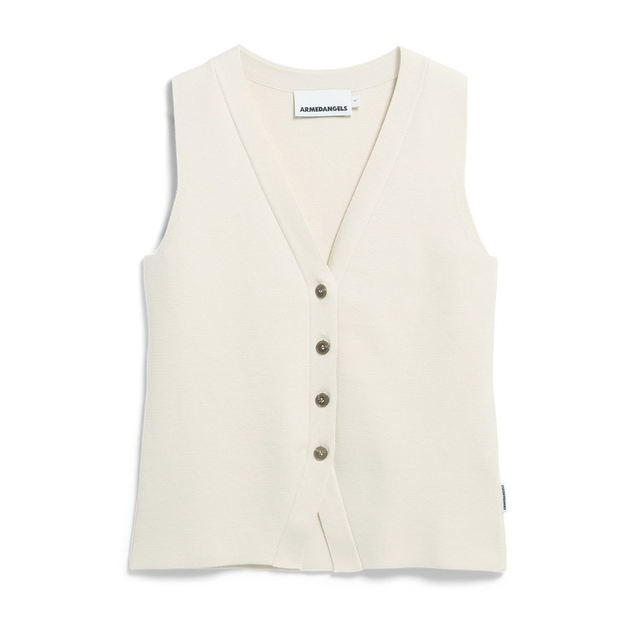 Armedangels | KNIT VEST | Oatmilk