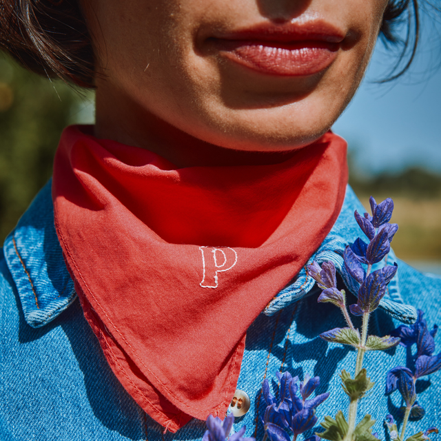 Poudre Organic | FOULARD | Red