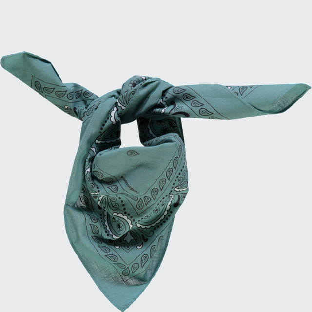 Poudre Organic | FOULARD | Green Paisley