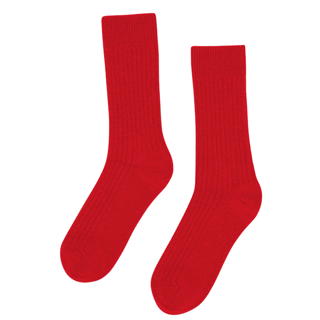 Colorful Standard | Recycled Merino Wool Sock | Red Tangerine