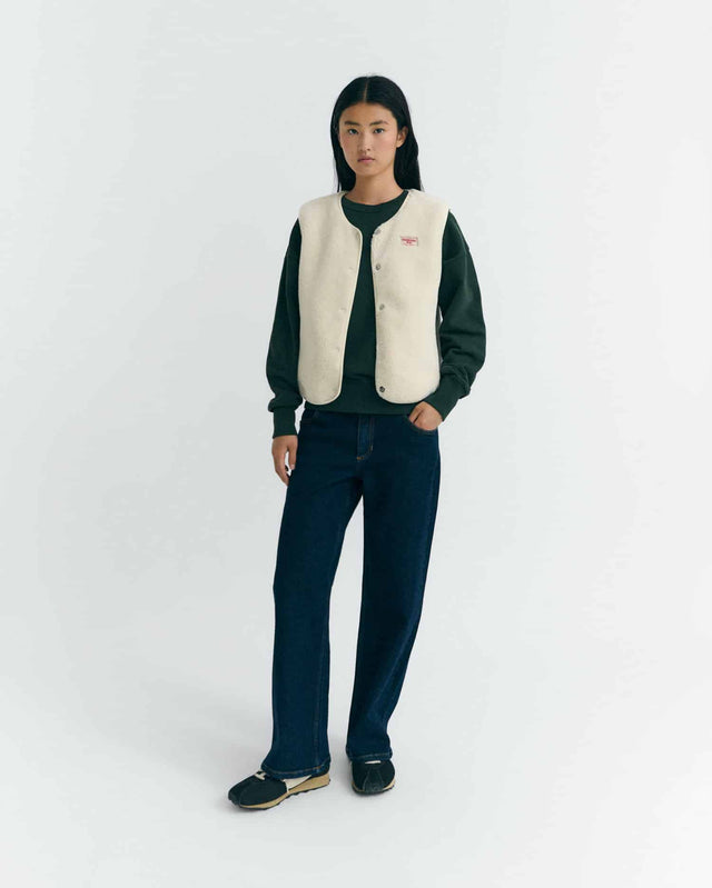 Thinking Mu | JAY Vest | Ivory